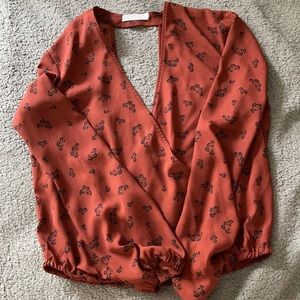 Lush crop nice dress shirt